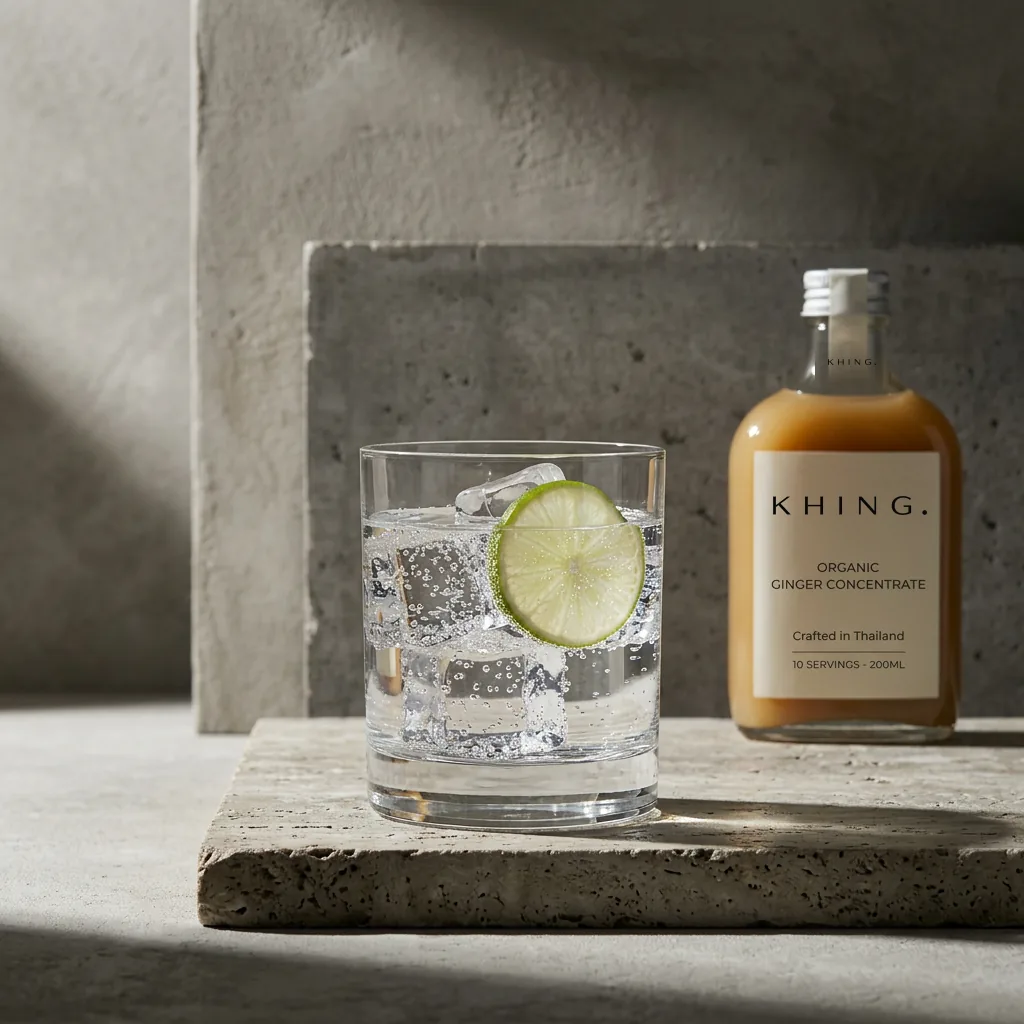 KHING concentrate with ginger and lemon